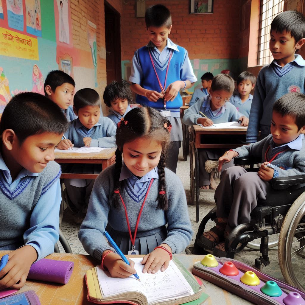 Working with Children with Learning Disabilities in Nepal